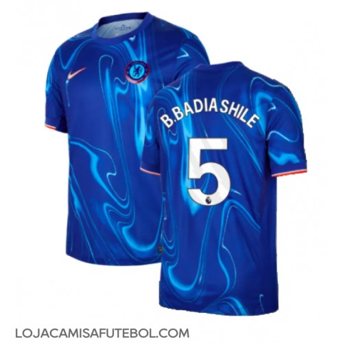 Camisa de Futebol Chelsea Benoit Badiashile #5 Equipamento Principal 2024-25 Manga Curta